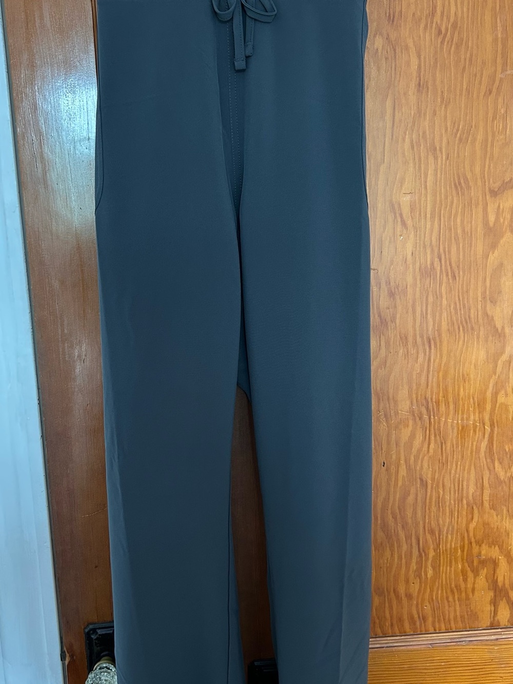 Scrubstar Black Women's Drawstring Straight-Leg Pants